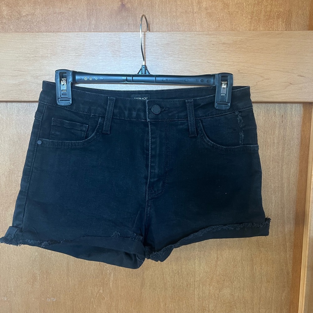 Just Black Women's Black Denim Shorts